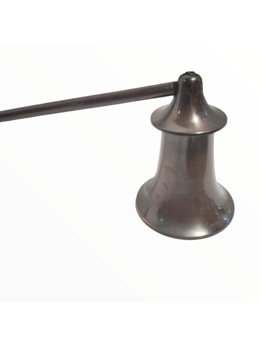 Vintage antique finish dark Metal candle snuffer Long handle - Picture 7 of 7